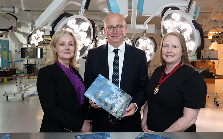 Pictured at the launch of the New Technologies for Future of Surgery in Ireland report in September were  (L-R):  Professor Laura Viani, Council Member who commissioned the report during her term of office as President; Professor Ronan Cahill, Council Member and Chair of the Committee on New Technologies in Surgery in Ireland; and Professor Deborah McNamara, President.