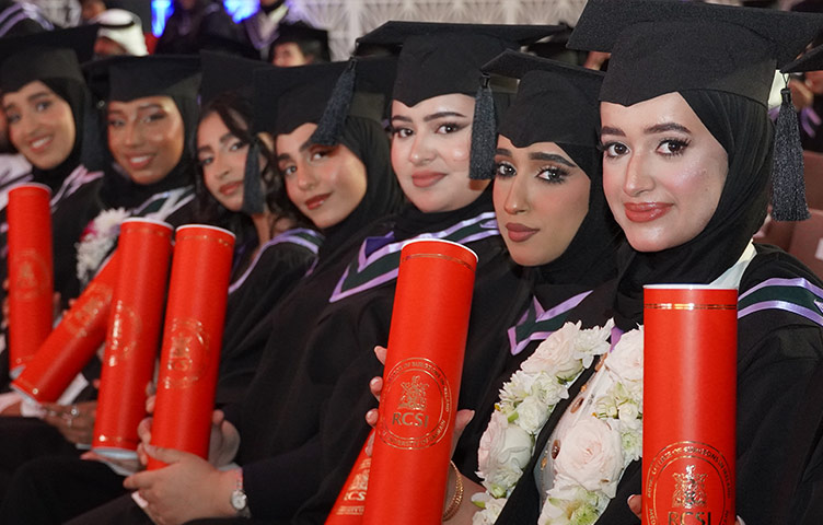 RCSI Bahrain graduates pictured at conferring ceremony