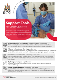 cover image for Support tools for career counselors