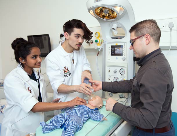 Simulation students in RCSI