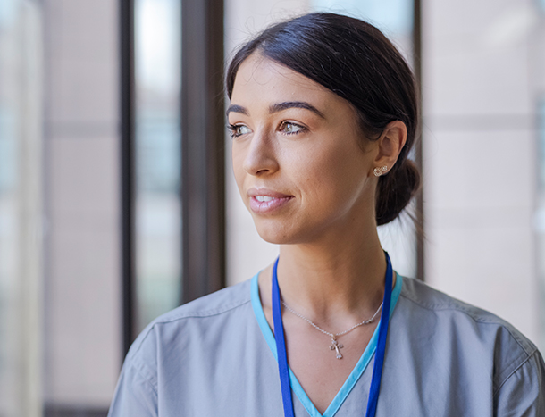 Headshot of young medical professional