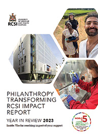 cover image for Philanthropy Transforming RCSI Impact Report 2023
