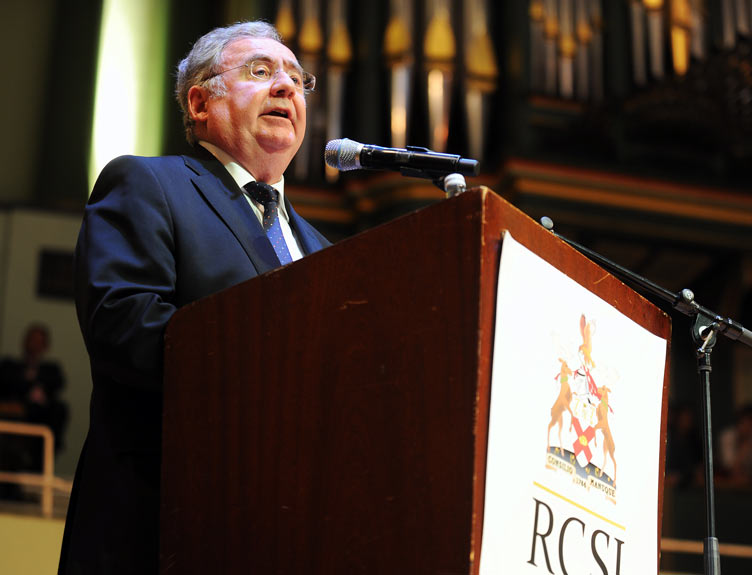 Pat Rabbitte attends RCSI Conferring Pat Rabbitte attends RCSI Conferring