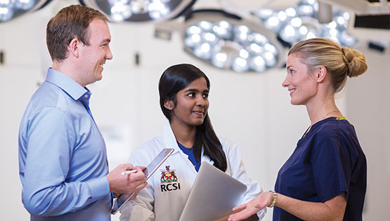 RCSI student researcher and surgeon