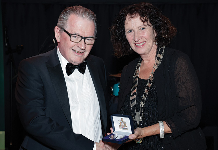 Prof. Michael Farrell, recipient of the 2024 Distinguished Graduate Award