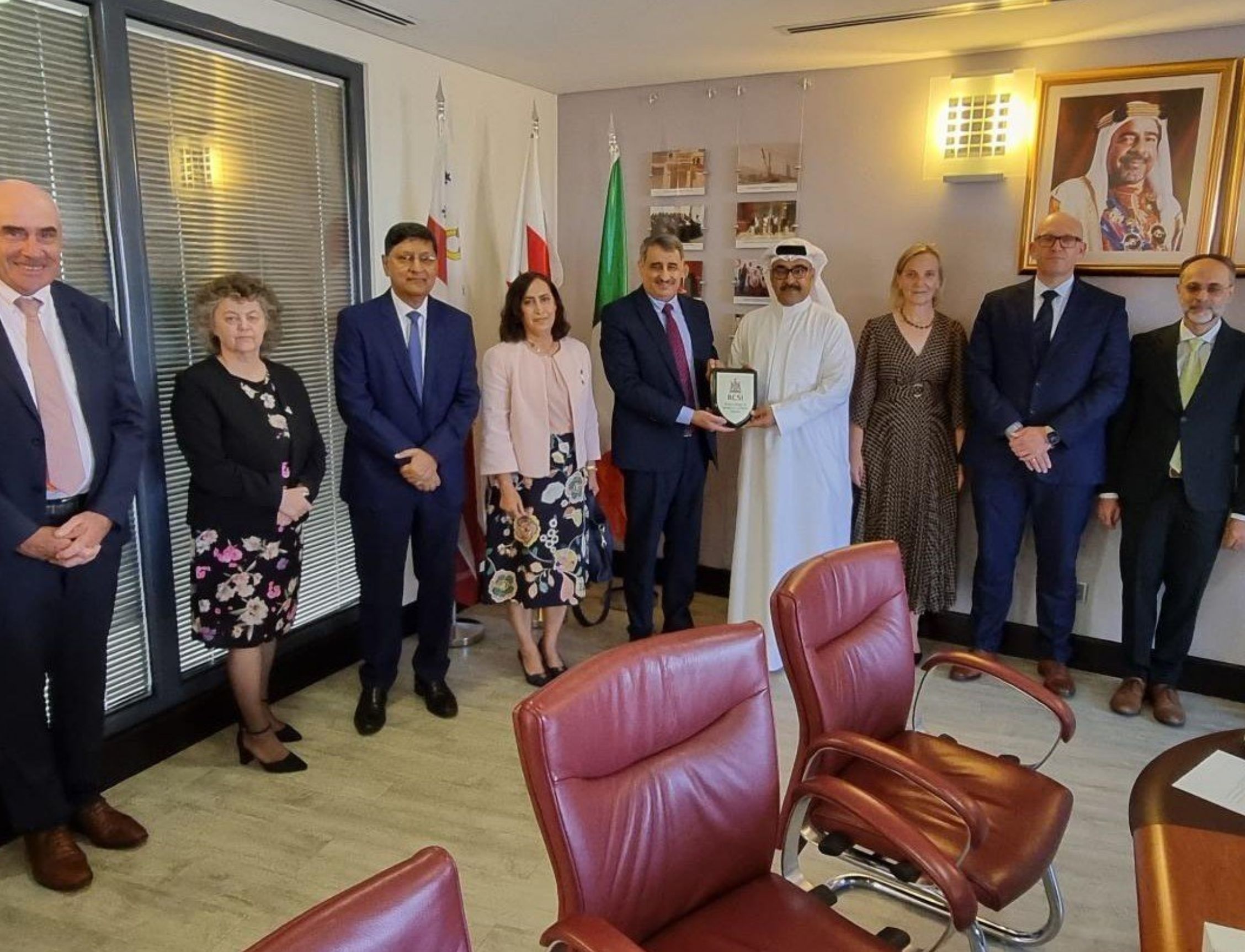RCSI Bahrain President and Executives with His Excellency Shaikh Hesham bin Abdulaziz AlKhalifa and Government Hospitals Delegation