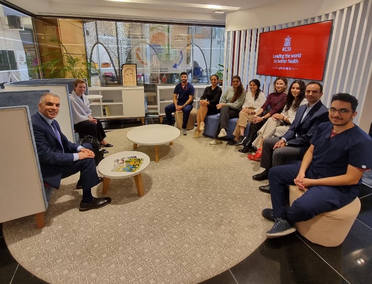RCSI Bahrain Students with Lahey Hospital and Medical Center delegation