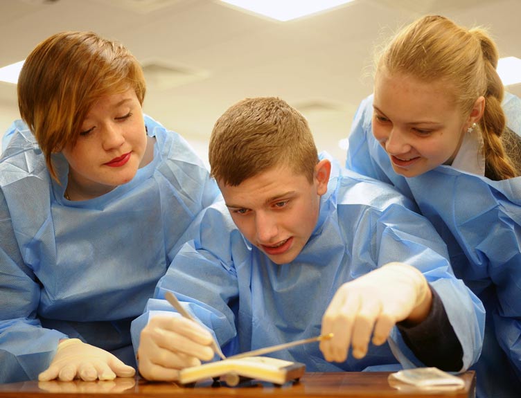 Transition year students experience life as a doctor at Mini-Med school Transition year students experience life as a doctor at Mini-Med school