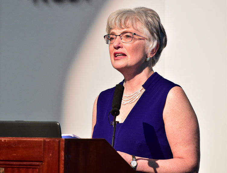 Minister Katherine Zappone TD, Minister for Children and Youth Affairs at the Biological Society meeting 2017 Minister Katherine Zappone TD, Minister for Children and Youth Affairs at the Biological Society meeting 2017
