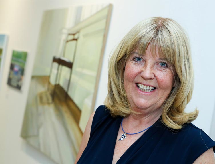Mary A. Kelly, the winner of the 2019 RCSI Art Award Mary A. Kelly, the winner of the 2019 RCSI Art Award
