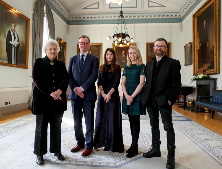 Benita Stoney, Mick O’Dea, Molly Judd, Catherine Creaney, Enda Griffin. These artists commemorated eight historical female leaders in healthcare as part of Women on Walls at RCSI in partnership with Accenture, a new landmark portrait collection which aims to enhance the visibility of female leaders in healthcare to inspire future generations. Benita Stoney, Mick O’Dea, Molly Judd, Catherine Creaney, Enda Griffin. These artists commemorated eight historical female leaders in healthcare as part of Women on Walls at RCSI in partnership with Accenture, a new landmark portrait collection which aims to enhance the visibility of female leaders in healthcare to inspire future generations.
