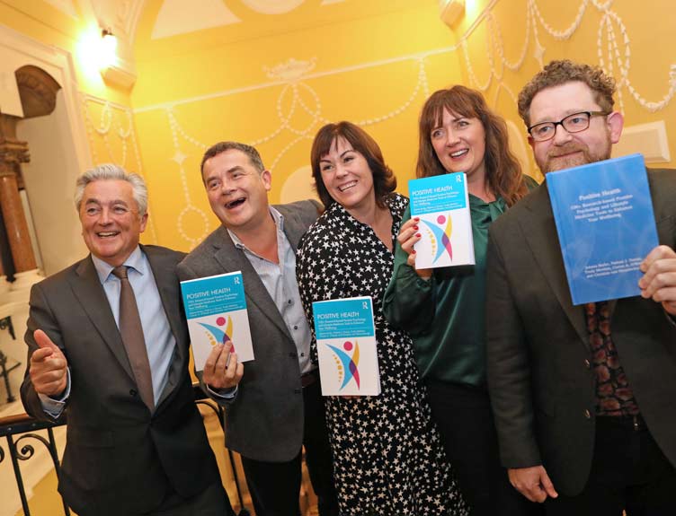 Positive Health book launch A group poses for the Positive Health book launch