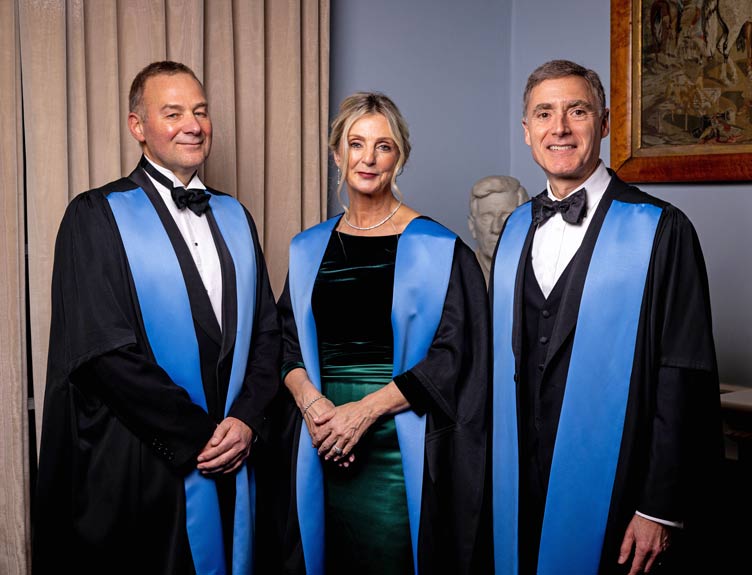 RCSI Charter Meeting Honorary Fellowships Honorary Fellows Professor Richard Irving, Dr Maria B. Majella Doyle and Dr John G. Meara