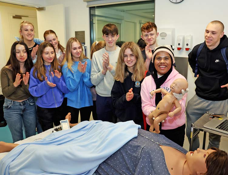 RCSI Open Day 2023 A group of students enjoying RCSI Open Day 2023