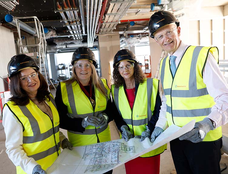 Blackrock Health Dr Margaret O’Donnell, Group Clinical Director, Blackrock Health; Professor Deborah McNamara, President, RCSI; Dr Caroline Whelan, CEO, Blackrock Health; Professor Cathal Kelly, Vice-Chancellor, RCSI.
