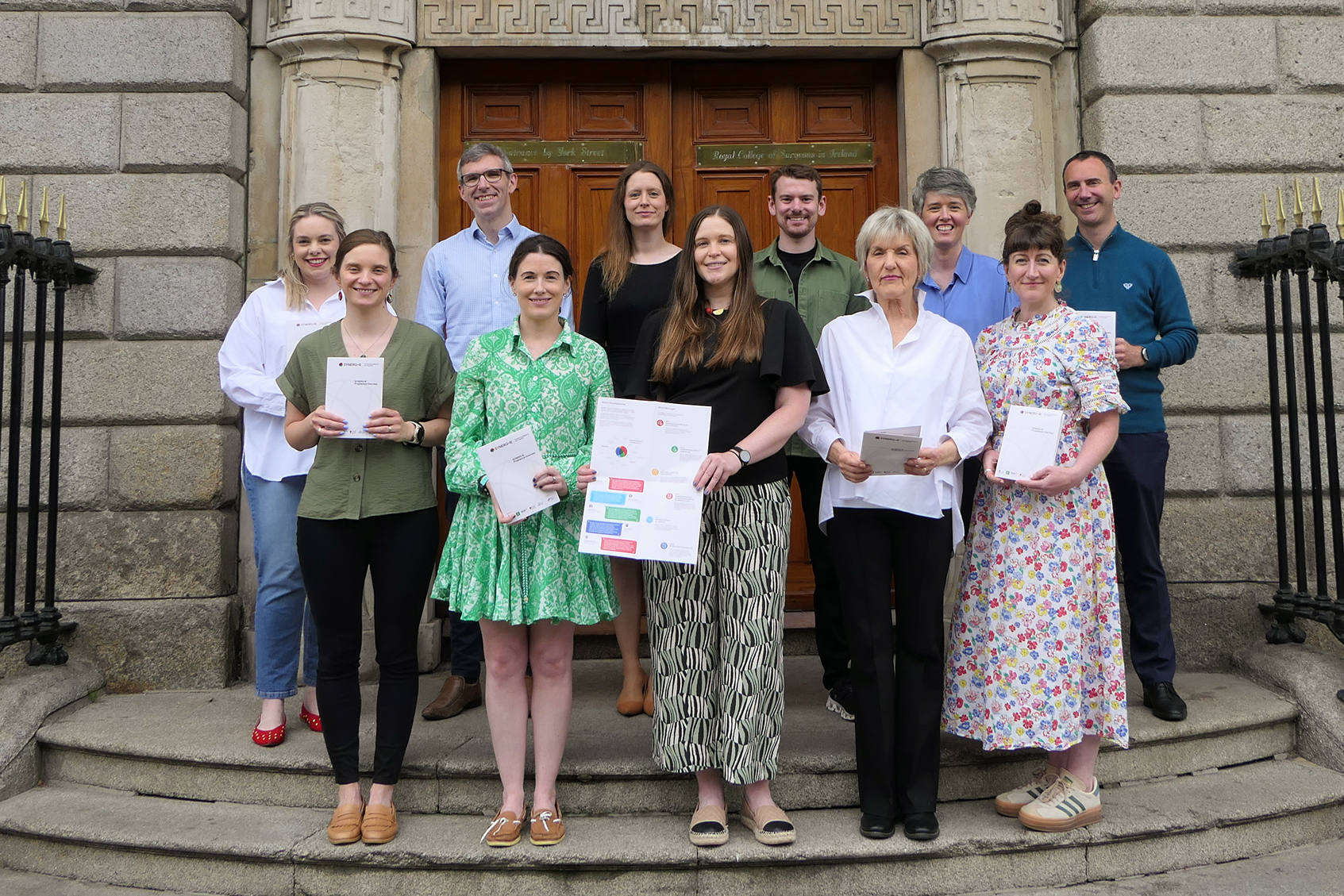 Sjogrens A group of researchers launching the SYNERG-IE Programme outside RCSI, 123 St Stephen's Green, Dublin.