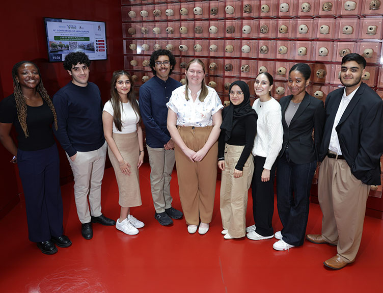 Student Innovation Challenge The winners of the 2024 RCSI Student Innovation Challenge: The E-Bridge Team.