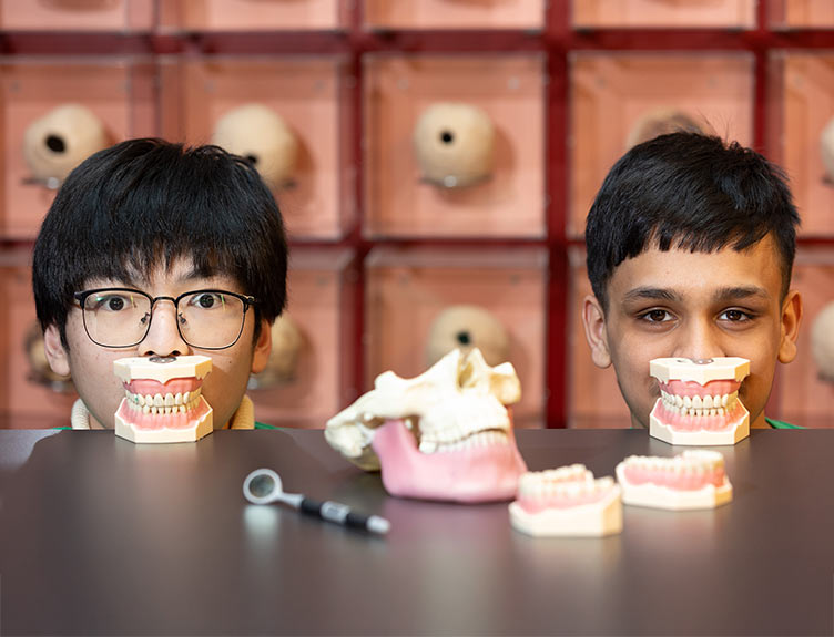 Mini Health Sciences 2025 Two children with false teeth