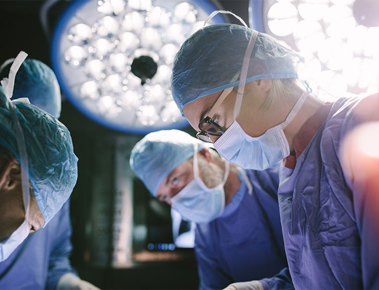 Surgeons in theatre Surgeons in theatre