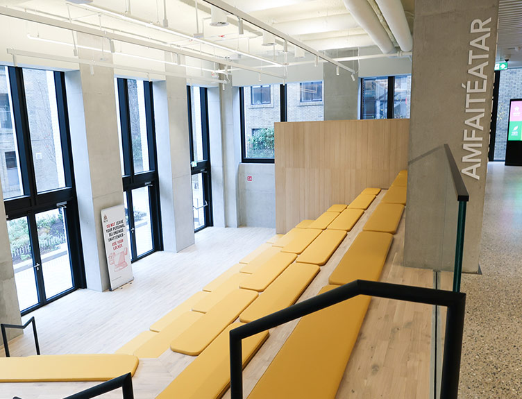 The new amphitheatre in 118 St Stephen's Green