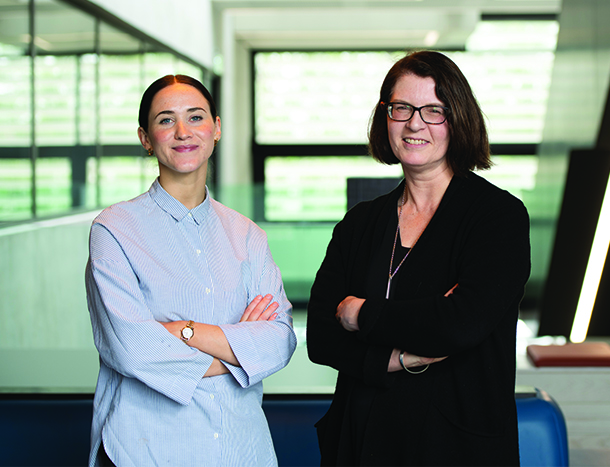 Niamh Dooley and Professor Mary Cannon