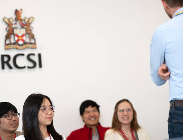 Group of RCSI students in a classroom