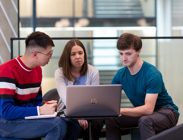 Postgraduate students in 26 York Street