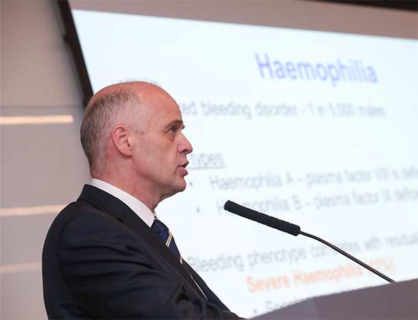 RCSI researcher delivering lecture