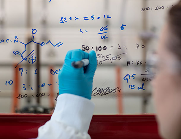 RCSI researcher working in lab