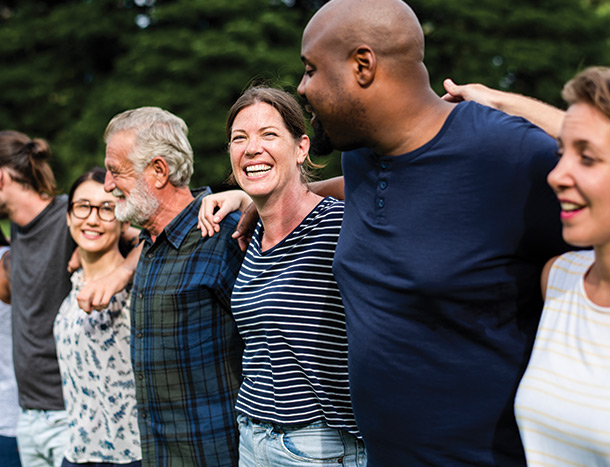 Multicultural group of people