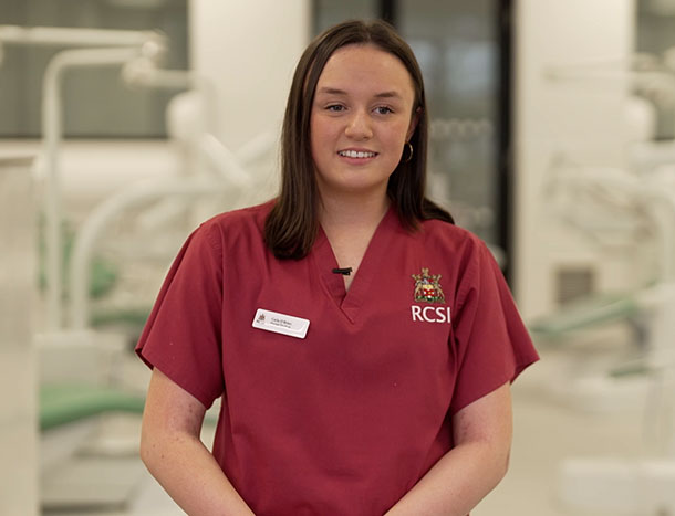 Headshot of Carla O'Brien, RCSI Dentistry student.