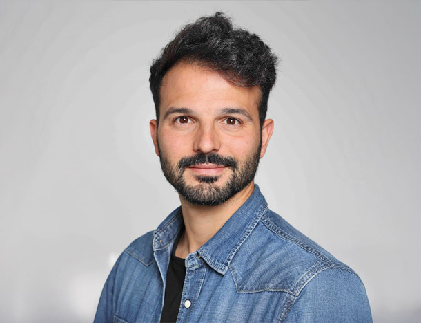 Head and shoulders shot of Guilio Brunetti