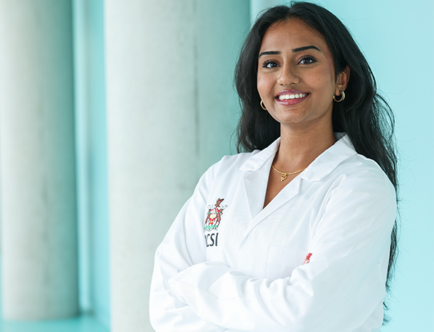 Headshot of Vanshika Chundru, RCSI Medicine student.