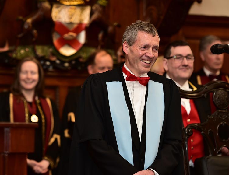 Mr Brendan Moran Honorary Fellowship recipient at Charter Day 2017